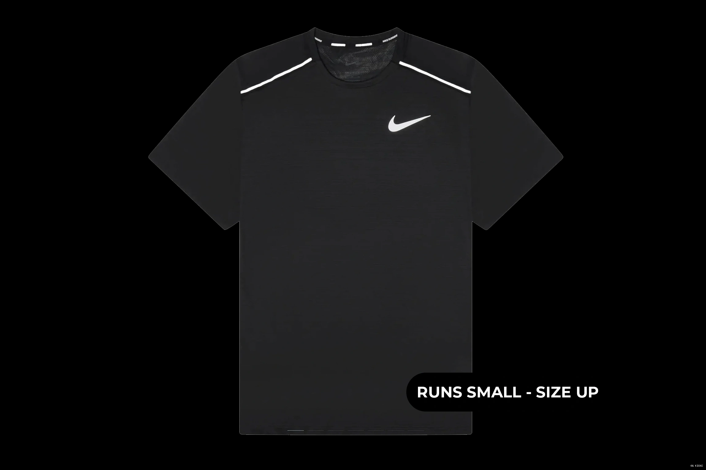 1.0 Shirt T Dri-Fit Black Miler Nike 0710